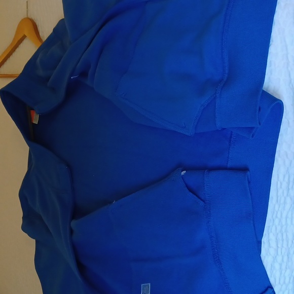 Nike Blue Zip Up Sweatshirt Pockets Size  XXL - Picture 6 of 11